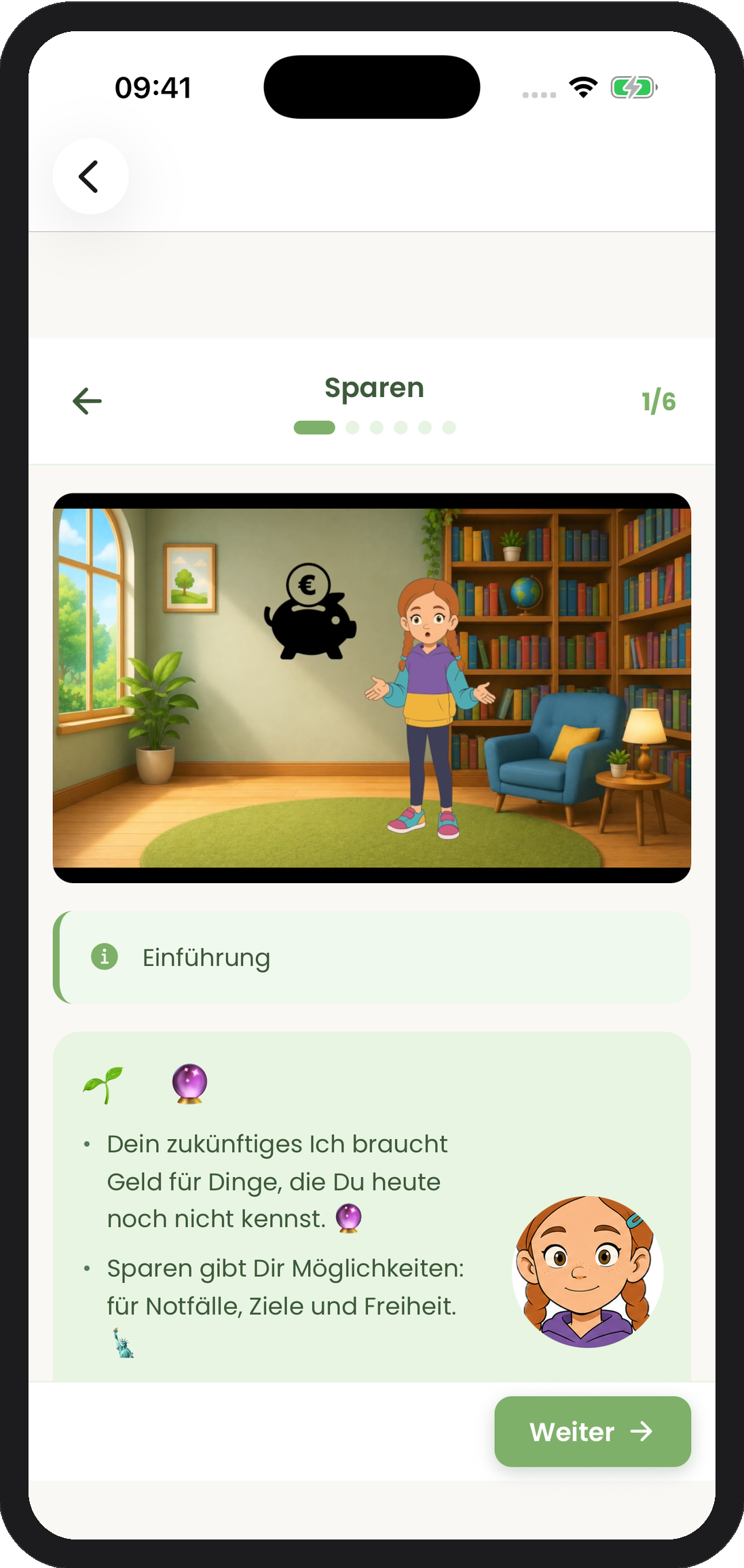 SkillGranum – animierte Lektion auf dem iPhone
