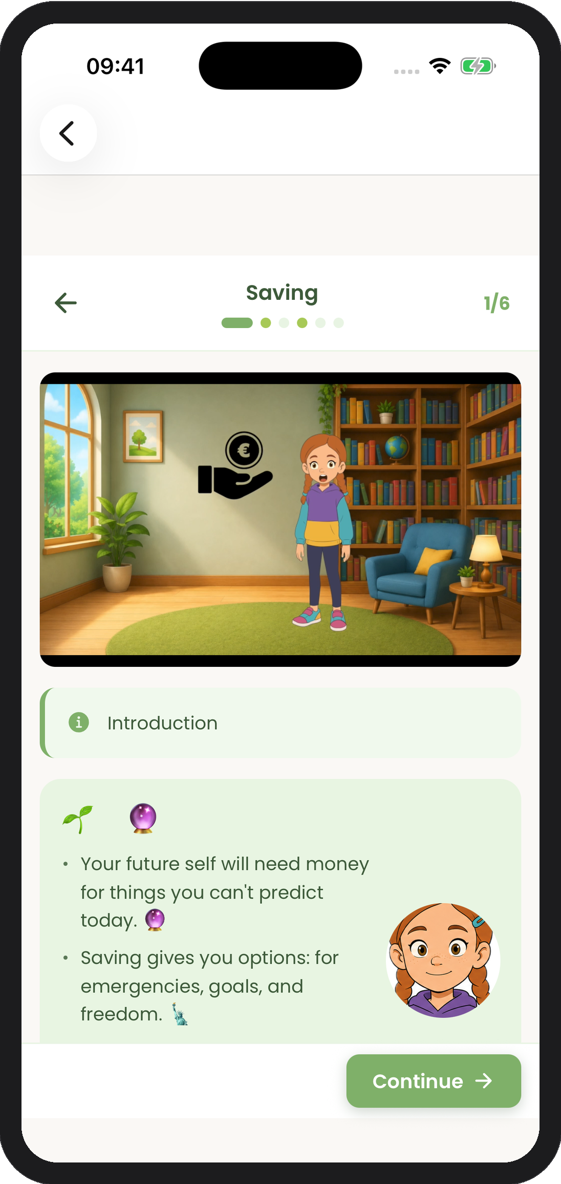 SkillGranum – animierte Lektion auf dem iPhone